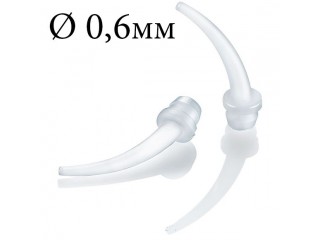 Насадки канюли интраоральные, прозрачные, D=0,6 мм, 100 шт для Panacil X-light/Light, Kettenbach