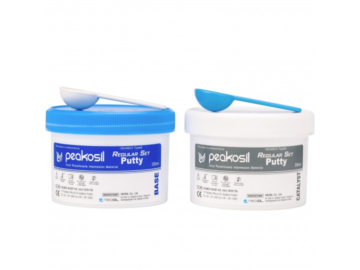 Пикосил (PEAKOSIL Putty Regular Set) А-силикон база 2х280мл Neosil NS005P