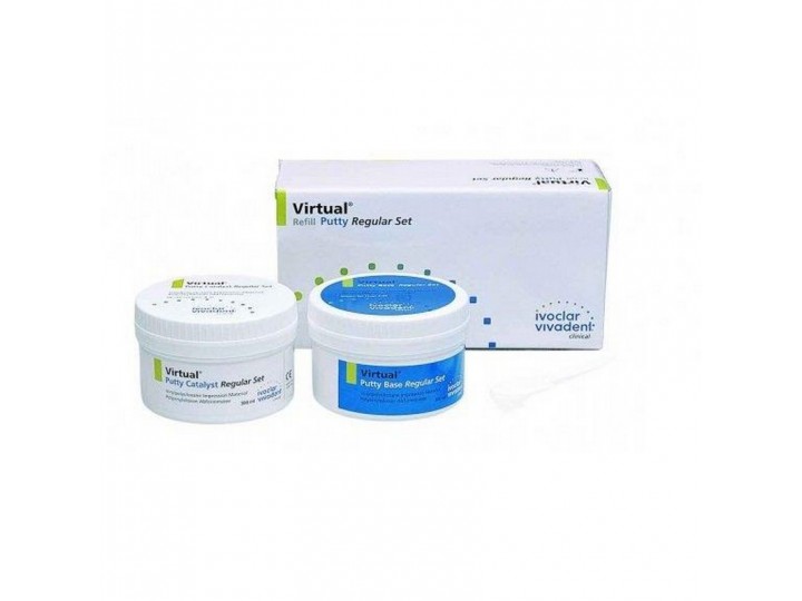 Слепочная масса А-силиконовая Virtual Putty Regular 2 х 300 мл