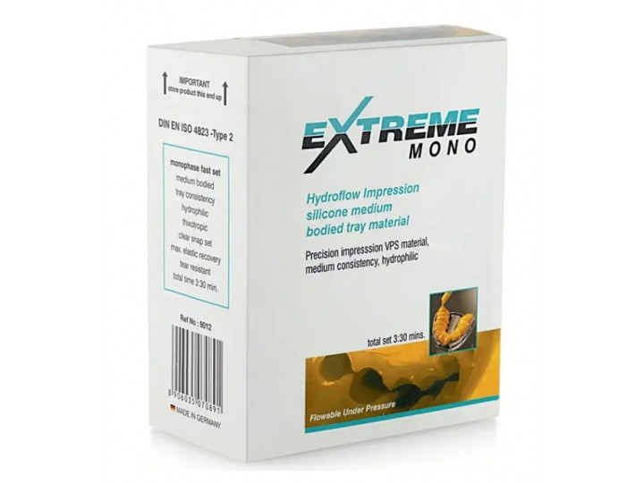 Extreme Mono - монофазный А-силикон средней вязкости (2 картриджа по 50 мл)