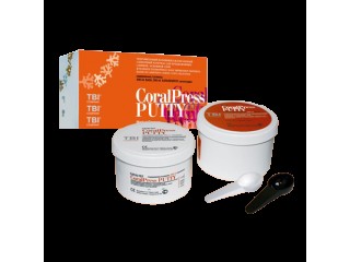 CoralPress Putty А-силикон, голубой, 2*300мл