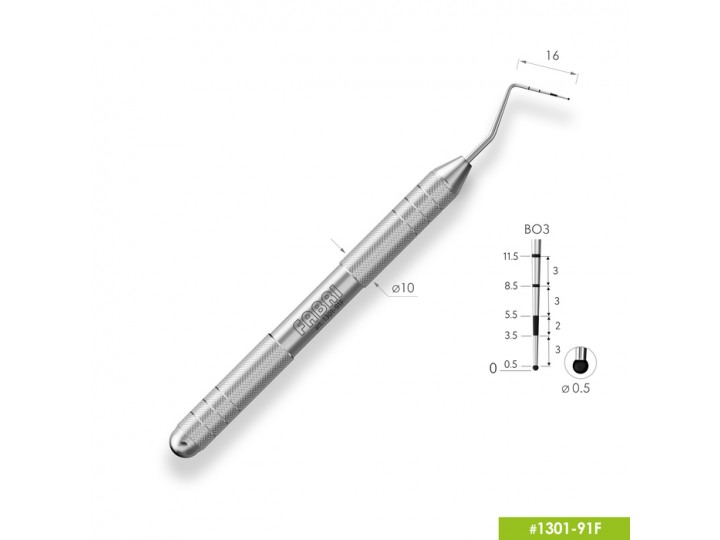 Пародонтологический мерный зонд 1301-91F