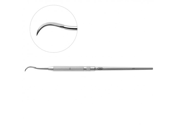 Инструмент для снятия зубных отложений односторонний Sickle #2, 09002