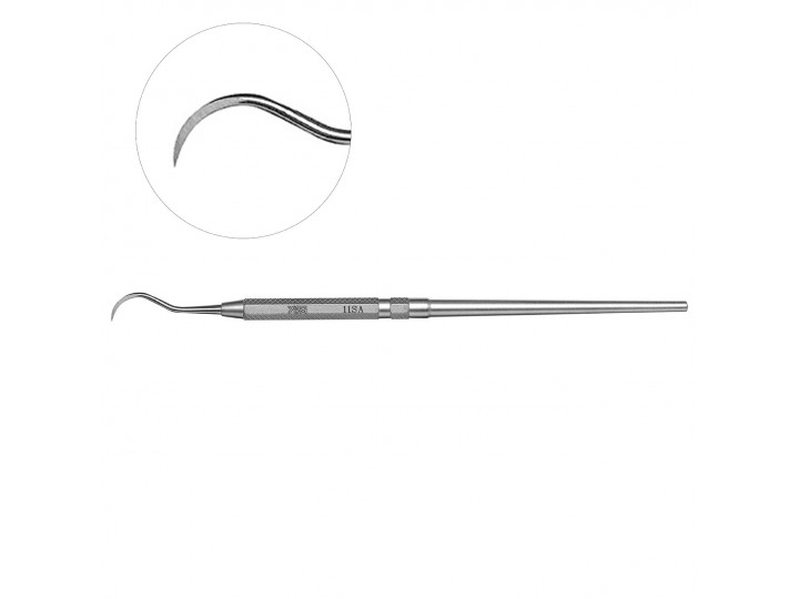Инструмент для снятия зубных отложений односторонний Sickle #11SA, 09042