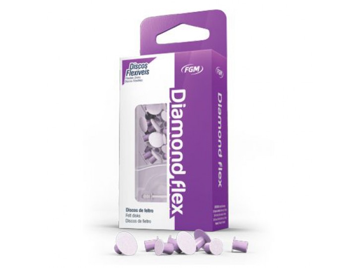 Диски фетровые полировочные Diamond Flex 8/12мм