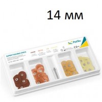 Диски Politec набор 14мм (4 абразивности х 25 шт., 1 дискодерж.)