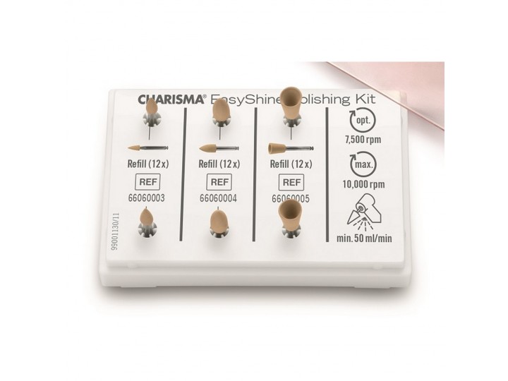 Харизма ИзиШайн Полишинг Кит - Charisma EasyShine Polishing Kit (6 головок 3-х форм)
