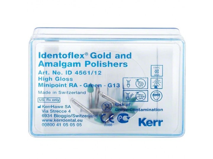 Полиры Identoflex Gold/Amalgam Острый кончик 4561/12