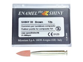 SHINY33 полировочные резинки коричневые