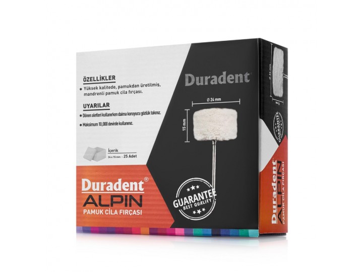 Щеточка нитяная х/б Alpin на дискодержателе 19 мм 1 шт