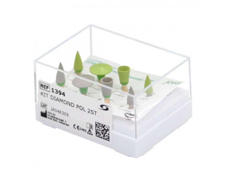Набор полиров с алмазной крошкой, двухэтапная система 1394