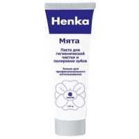 Паста Henka вкус мяты без фтора