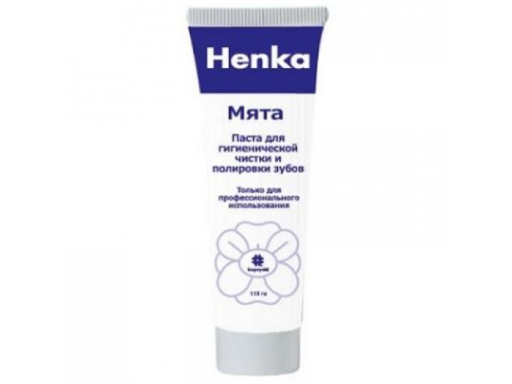 Паста Henka вкус мяты без фтора