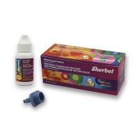 Профилактическая паста Sherbet Prophylaxis Paste 200 унидоз по 2 г, с концентратом индикатора зубного налета 30 мл