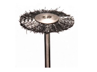 Щётка MSHD78C на дискодержателе, металлическая, серебристая (d=22мм)