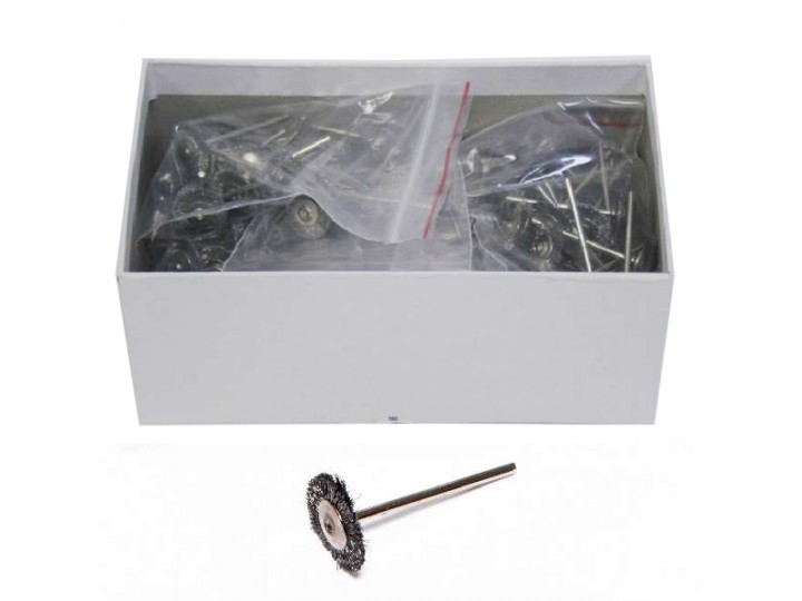 Щётка MSHD68C на дискодержателе, металлическая, серебристая (d=18мм)