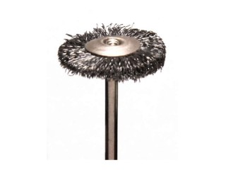 Щётка MSHD68C на дискодержателе, металлическая, серебристая (d=18мм)