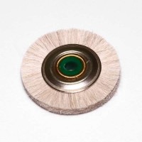 Щётка для шлифмотора SHS158W натуральная, белая, мягкая (d=42мм)