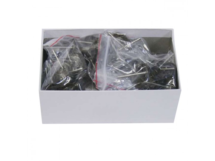 Щётка MSHM10G на дискодержателе, коричневая, средней жесткости, (d=25мм)