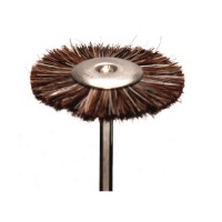 Щётка MSHM10G на дискодержателе, коричневая, средней жесткости, (d=25мм)