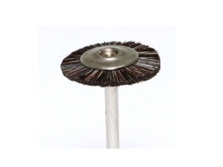 Щётка MSHS1116G на дискодержателе, серая, мягкая, (d=15мм)