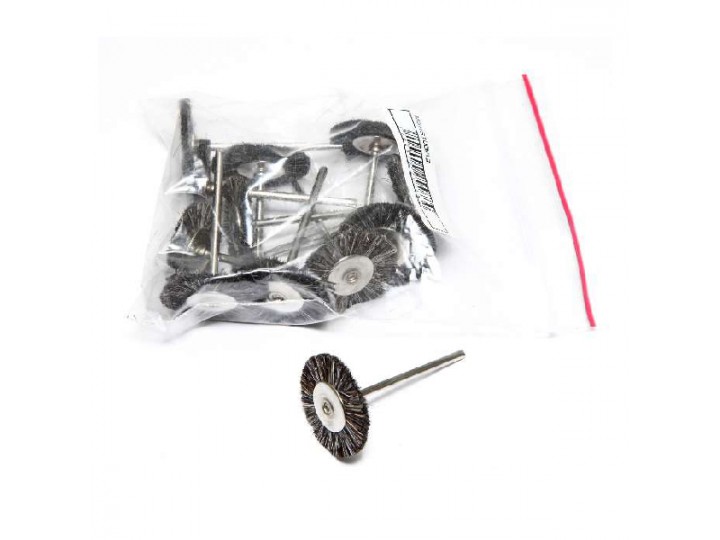 Щётка MSHS78G на дискодержателе, серая, мягкая, (d=22мм)