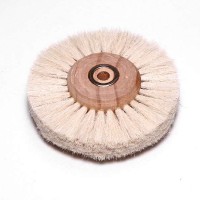 Щётка для шлифмотора 4A80HWC натуральная, белая, мягкая (d=80мм)