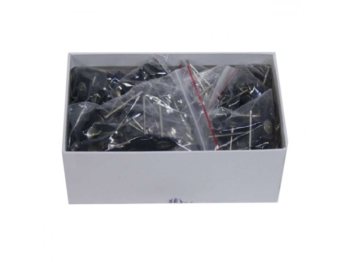 Щётка MSHH10B на дискодержателе, черная, жесткая, (d=20мм)