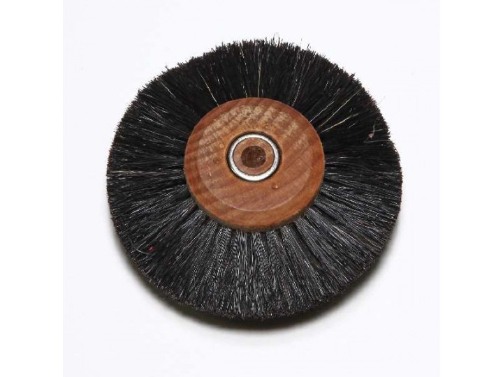 Щётка для шлифмотора 4VSIT2RC натуральная, черная, жёсткая (d=80мм)