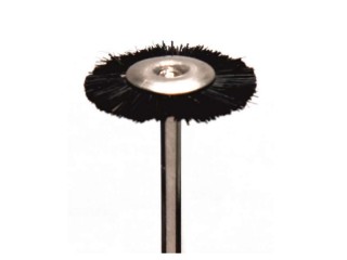 Щётка MSHH68B на дискодержателе, черная, жесткая, (d=18мм)