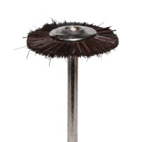 Щётка MSHP10B на дискодержателе, черная, нейлоновая, (d=25мм)