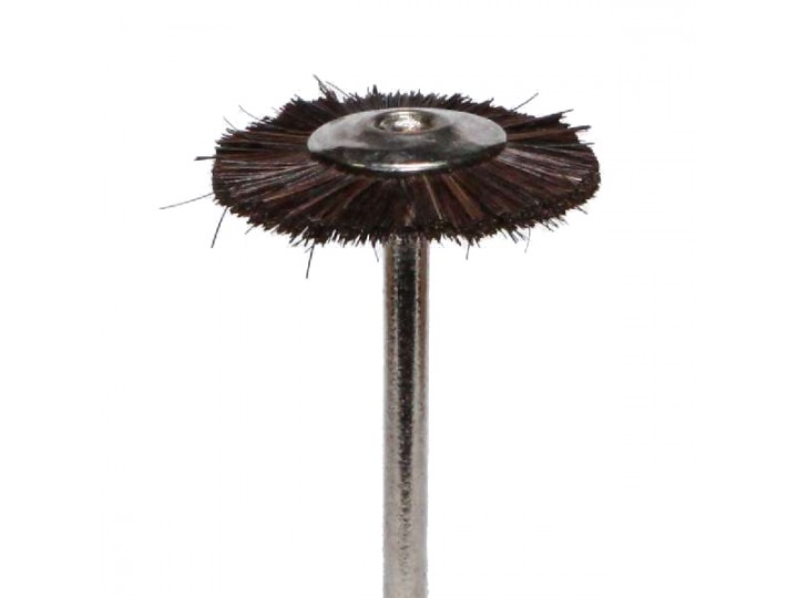 Щётка MSHP10B на дискодержателе, черная, нейлоновая, (d=25мм)