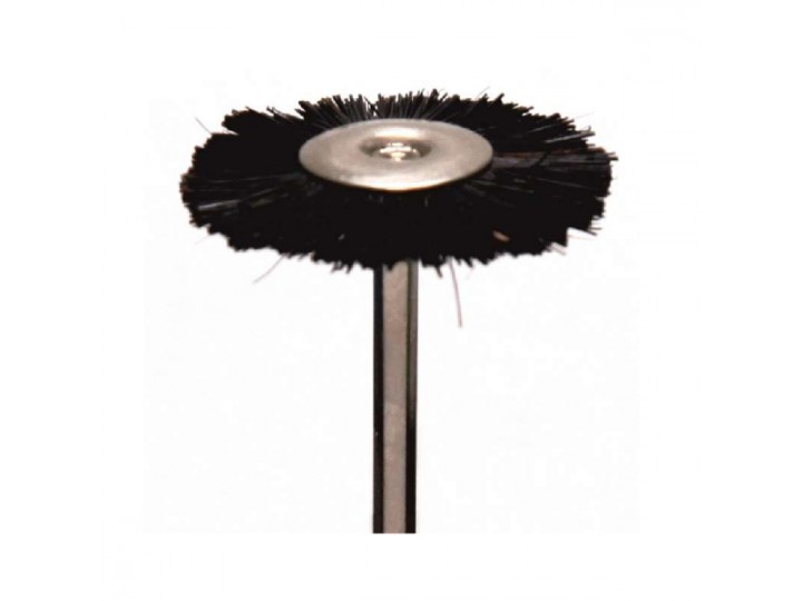 Щётка MSHH78B на дискодержателе, черная, жесткая, (d=22мм)