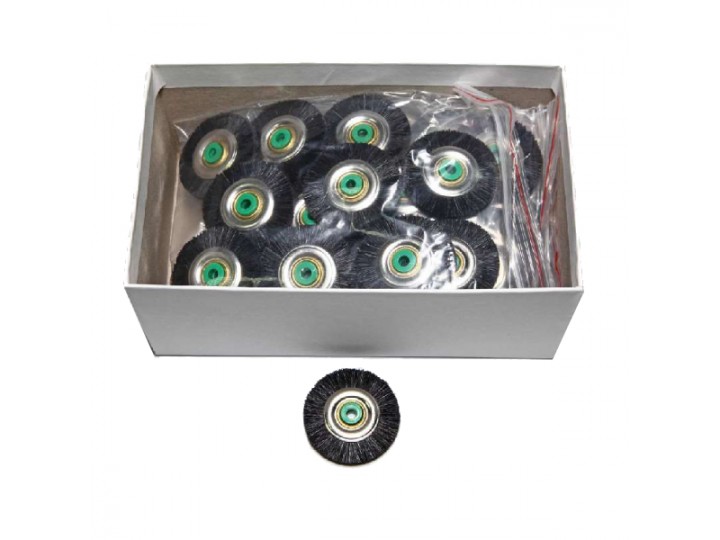 Щётка для шлифмотора SHS158G натуральная, серая, мягкая (d=50мм)