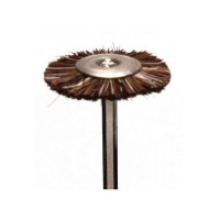 Щётка MSHM68G на дискодержателе, коричневая, средней жесткости (d=18мм)