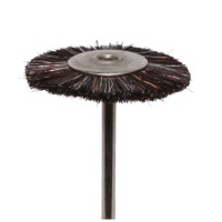 Щётка MSHS10G на дискодержателе, серая, мягкая, (d=25мм)