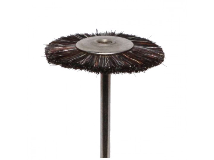 Щётка MSHS10G на дискодержателе, серая, мягкая, (d=25мм)