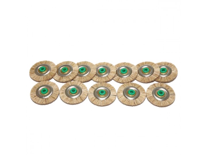 Щётка для шлифмотора SHH158W натуральная, белая, жесткая (d=42мм)