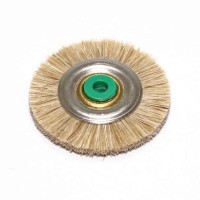 Щётка для шлифмотора SHH158W натуральная, белая, жесткая (d=42мм)
