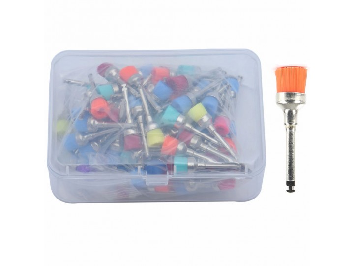 Щетка чашка с полостью цветная Prophy (100 шт)