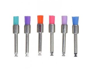 Щетка чашка плоская цветная Prophy (10 шт)