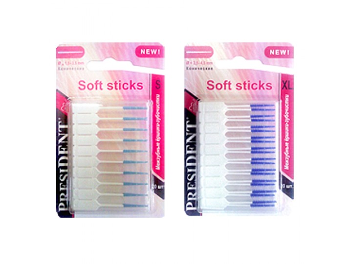 PRESIDENT Soft Sticks ершики-зубочистки