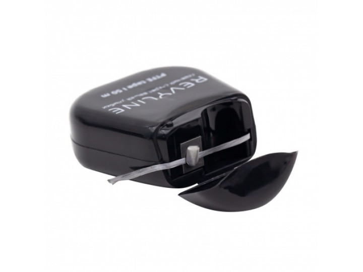 Зубная нить вощеная Revyline PTFE Black Edition мятная