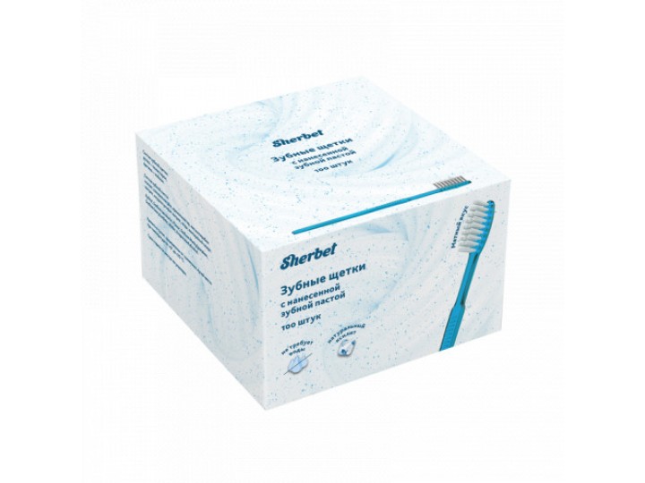 Зубные щетки Sherbet, 100 шт.