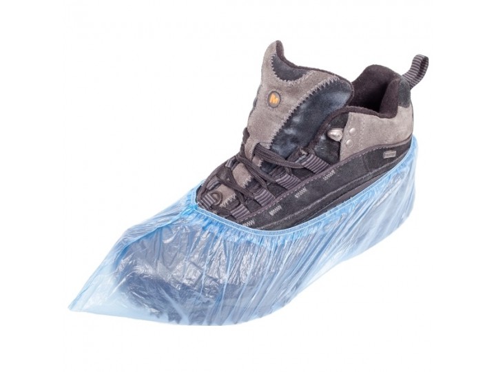 Бахилы Cтандарт 2,7 гр (20 мкм) с двойной резинкой 50 пар (100 шт)