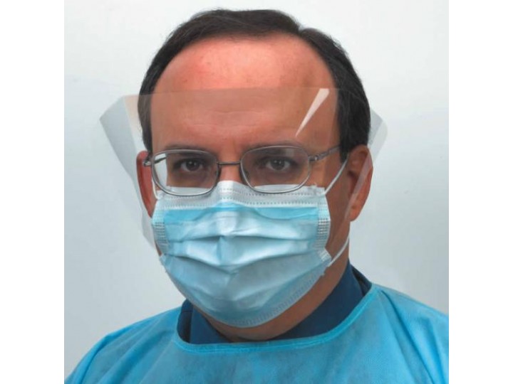 Маска с экраном одноразовая Isofluid Fog Free