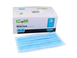 Маски процедурные трехслойные Clean+Safe