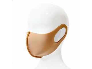 Маска защитная многоразовая, бежевая