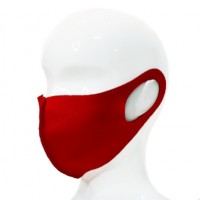 Маска защитная многоразовая, красная