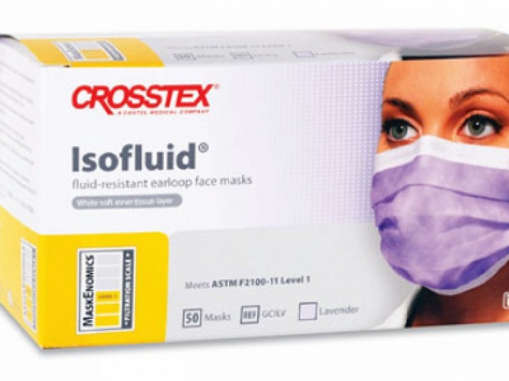 Маски защитные трехслойные Isofluid